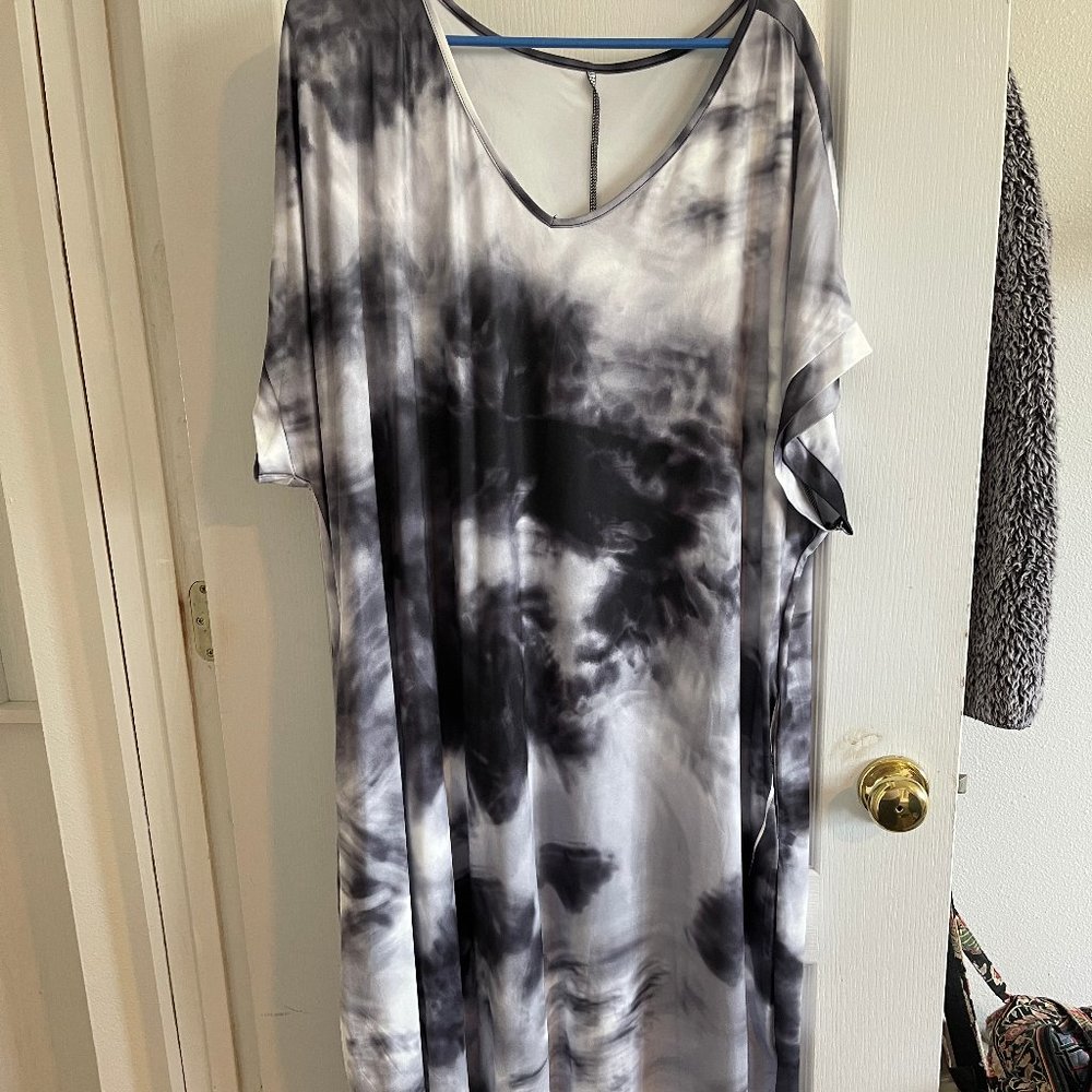 Tie dyed maxi dress